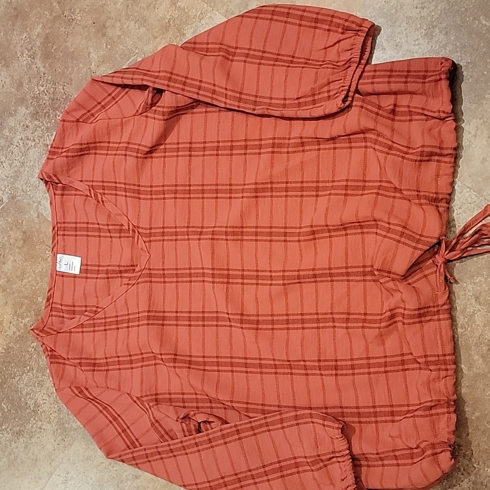 Just Be Ladies Blouse sz L